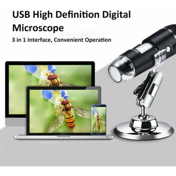 1000x three in one electron microscope, digital magnifying glass, industrial microscope, maintenance inspection tool, wi