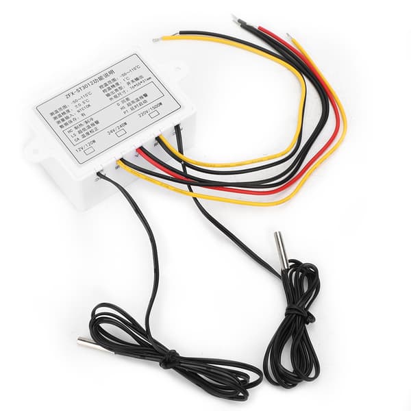 ZFX ST3012 Intelligent Digital Temperaturregulator Dobbelt Display 24V Mikrocomputer Termostat