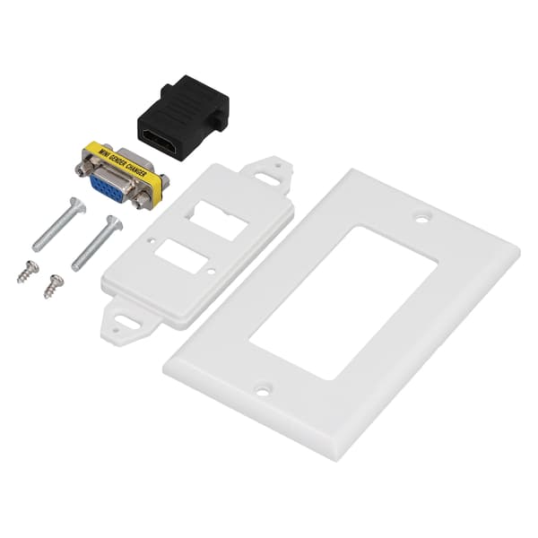 HD Multimedia Interface -seinäpaneeli, audio- ja videoliitäntä, pinta-asennettava, kotiteatteri