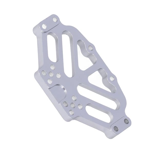 Tamiya 1/10 CR 01 RC Bil CNC Aluminium Legering Trækstangsbase Beslag Sølv