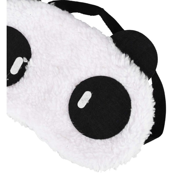 Sød Panda Sovemaske Blødt plys pandebånd, Sjove humørikoner Sovemaske Øjenmaske Øjendæksel Til Piger Drenge Kvinder Mænd Børn Hjem Soverejser, Overraskelse,