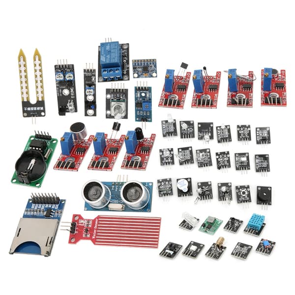 45 stk sett Sensormoduler Startpakke Profesjonell DIY Oppdatert Utviklingssensorbrettsett