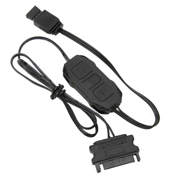 5V 3Pin ARGB Controller Multiple Lys Tilstande Manuel RGB Fan Controller SATA Strøm Lys Bar