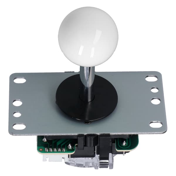 Nullforsinkelse Arkadespill Joystick Kit DIY-deler med Encoder Board 10 Knapper for MAME Hvit
