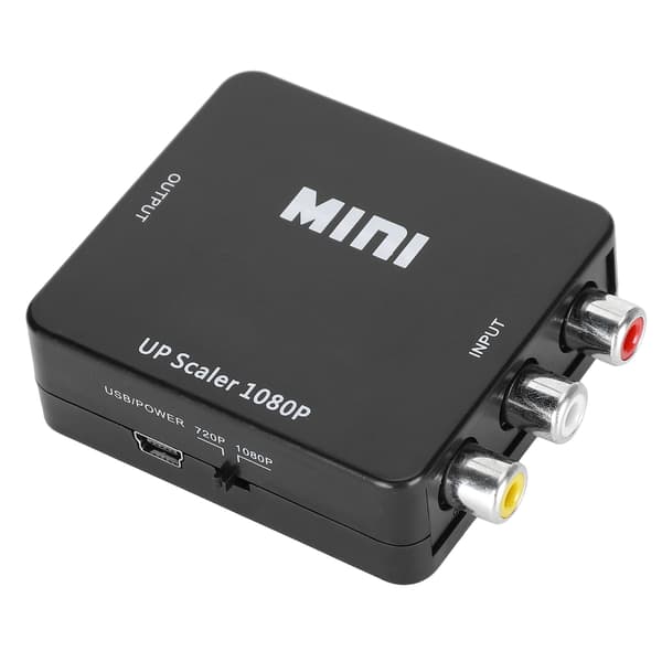 AV til HDMI-konverter RCA til HDMI-adapter Høydefinisjonsvideo Audio