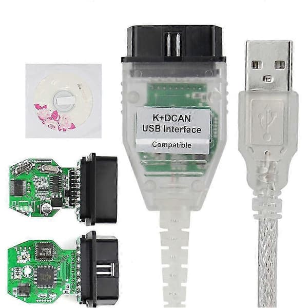 Til BMW INPA Ediabas K+DCAN Chip USB Interface Bil Diagnostisk Værktøj OBD 2 Scanner Switch USB Interface Kabel