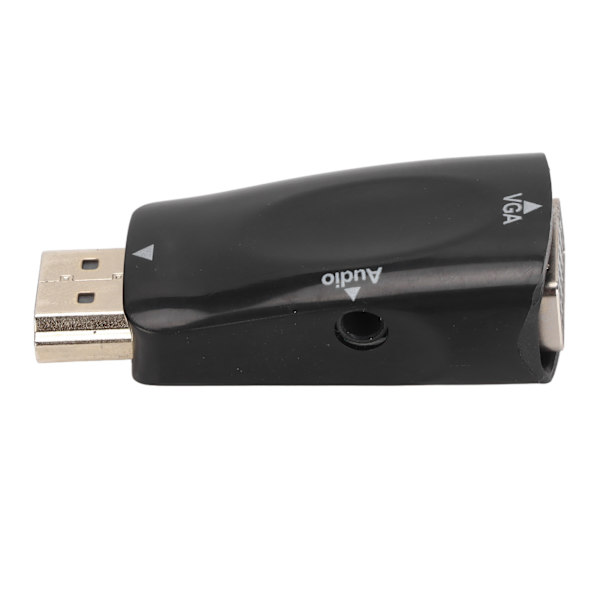 HDMI til VGA Konverter 1080P Adapter med 3.5mm Audio Interface
