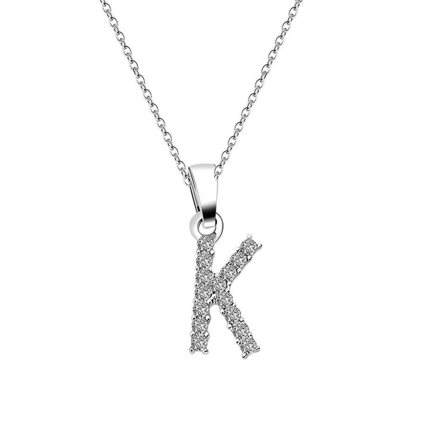 Mode Kvinnor Present 26 engelska bokstaven Namnkedja hänge Halsband Smycken