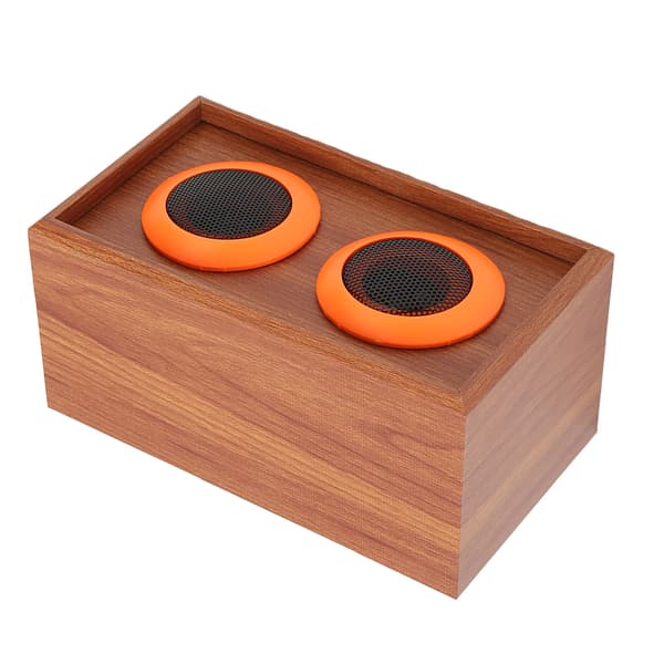 Passiv Træ HiFi Højttaler 35W 6Ω Tabsfri Lyd Trækorn