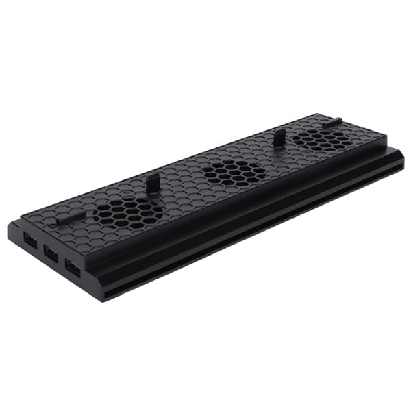 Xbox One X pystysuora jäähdytysteline LED-valopalkilla