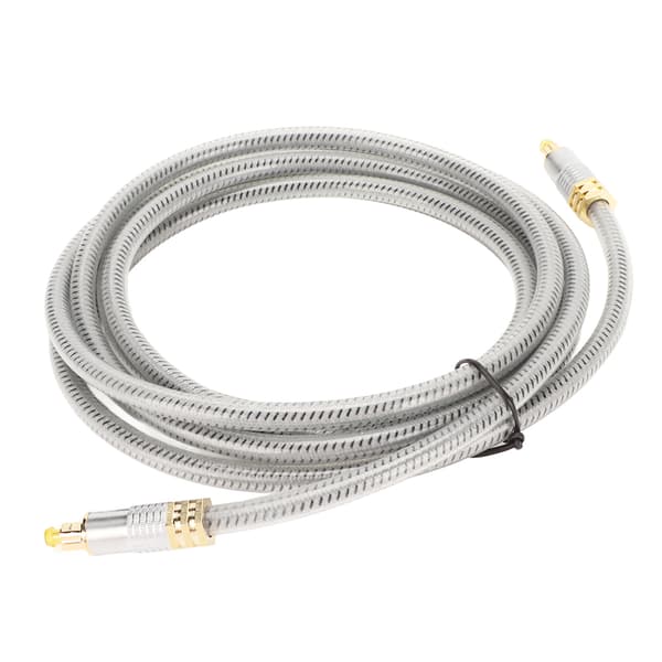 Profesjonell 24K gullbelagt digital optisk fiberkabel 8 meter for DVD CD-spiller TV-dekoder