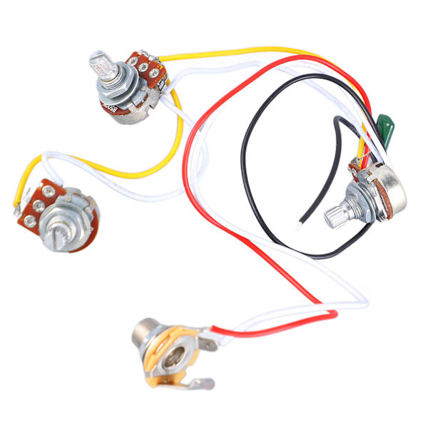 Bas Potentiometer Ledningsnet 500K Tone Volumen Controller Instrument Tilbehør