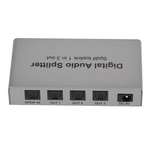 1x3 SPDIF Optisk Splitter LPCM2.0 DTS Dolby AC3 Digital Lyd til Hjemmebiograf DVD CD Afspiller