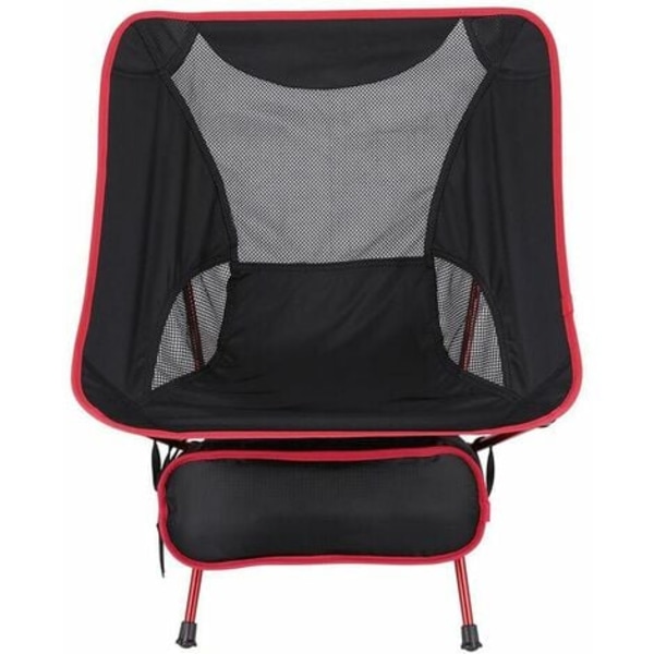 Bærbar udendørs stol Foldegårdsstol Oxford Cloth Havestole Rød - Rød