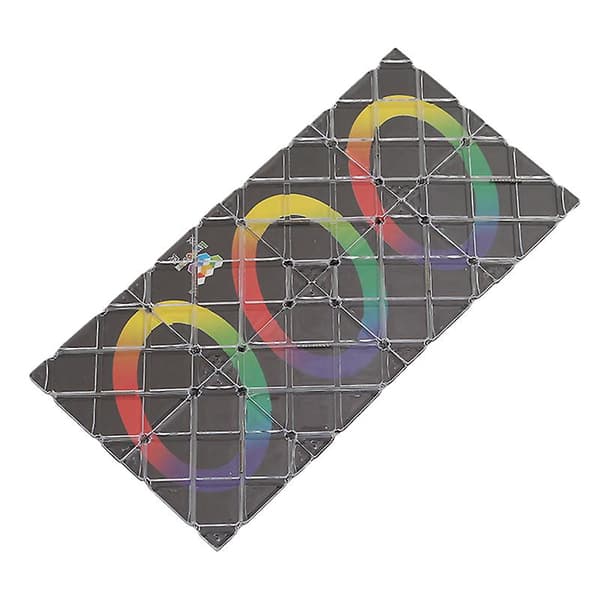 Twisty Cubo Cube Klassiska Leksaker Kubpussel Lingao 8 Paneler Vikbara Pusselkuber