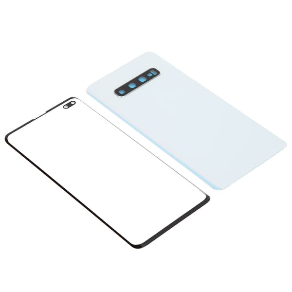 Samsung S10 Plus Bakglassdeksel Ytre Panel Erstatning Hvit