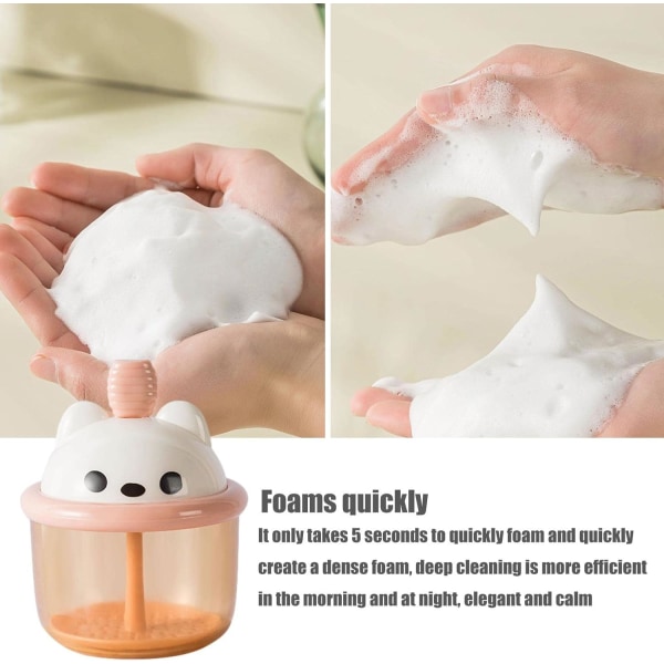 Skin Care Marshmallow Whip Maker - Rich Foam Maker for Face Care Whip, Sød skumkopp for hudrengöring