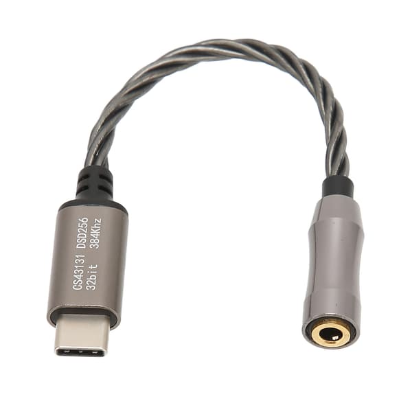 Type C - 3,5 mm:n kuulokevahvistin, 15 cm, 5,9 tuumaa, 120 dB, Android PC, viileä harmaa