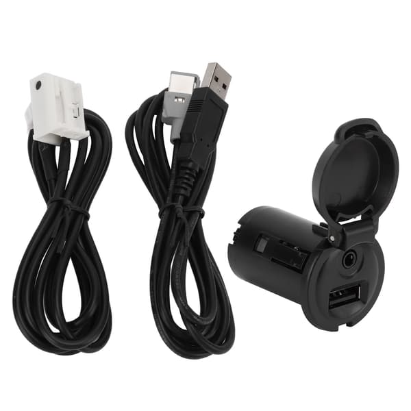 Stereoadapter USB-stikforbindelseskabel Sæt Kit Udskiftning til Peugeot 206 207 307