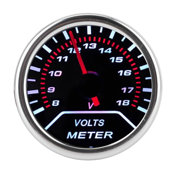 Universal Voltmeter med Visare Spänningsmätare 52mm Bilinstrument