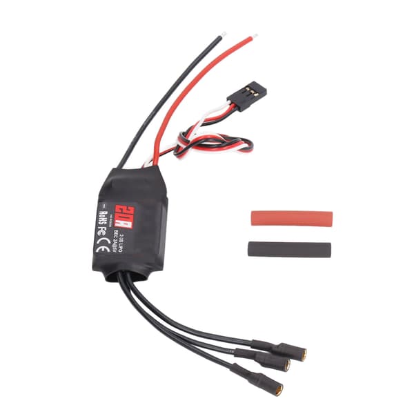 RC 20A børsteløs ESC hastighetskontroller 3,5 mm bananplugg sveiset 5V 2A BEC-utgang for RC dronefly