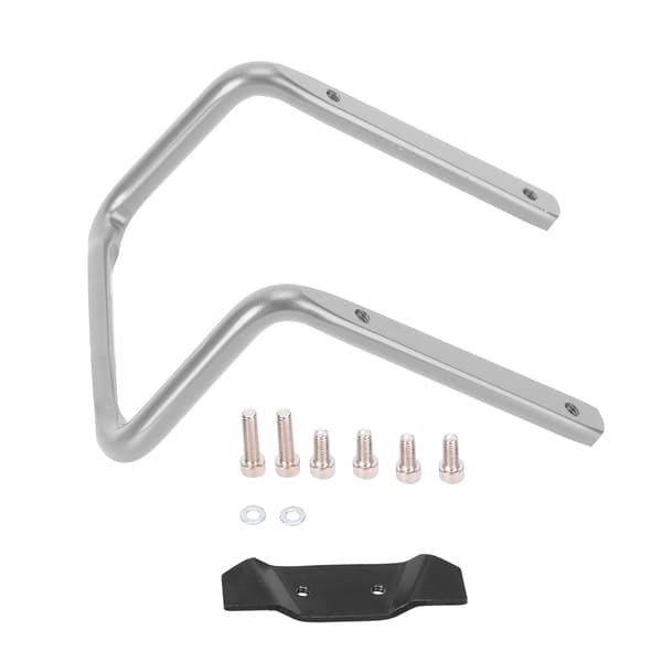 Dubbel vattenflaskhållare adapter för cykelsadelstolpe, silver