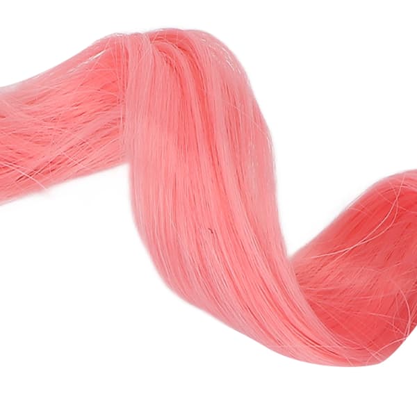 Farvede Hår Extensions til Cosplay Fest - 5 stk. Sakura Pink Hårstykker