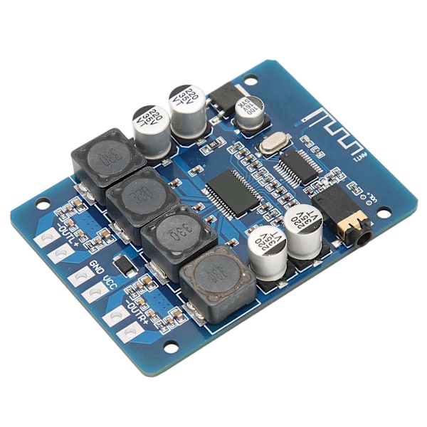 Digital Effektforstærker Board ABS 2 Kanal Lydforstærker Modul AUX Decoder Board 45W