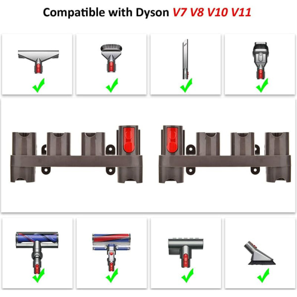 Accessories for vacuum cleaner V11 storage rack V7 brush head holder V8 suction head wall hanging