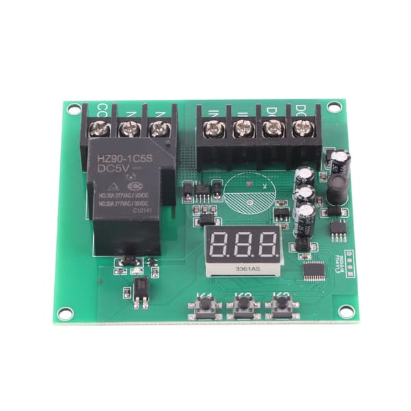 Digitalt display strømdeteksjonsmodul sensor beskyttelseskort bryter DC 7-30V