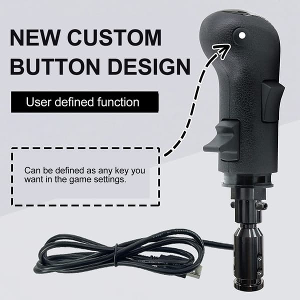 Profesjonell PC Racing Shifter for Logitech G25 G27 G29H G920 G923 og Thrustmaster TH8A