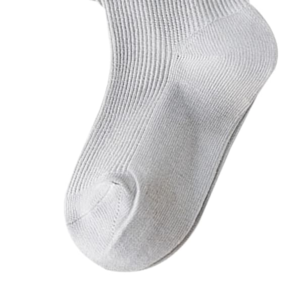 Stribede bløde leggings i bomuld til piger, grå, størrelse S