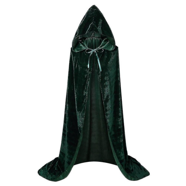 Sanderson Sisters Cape Mary Sarah Winifred Kostym heinäkuu Vuxna Barn Medeltida mantel W Green1 S 90*100cm *