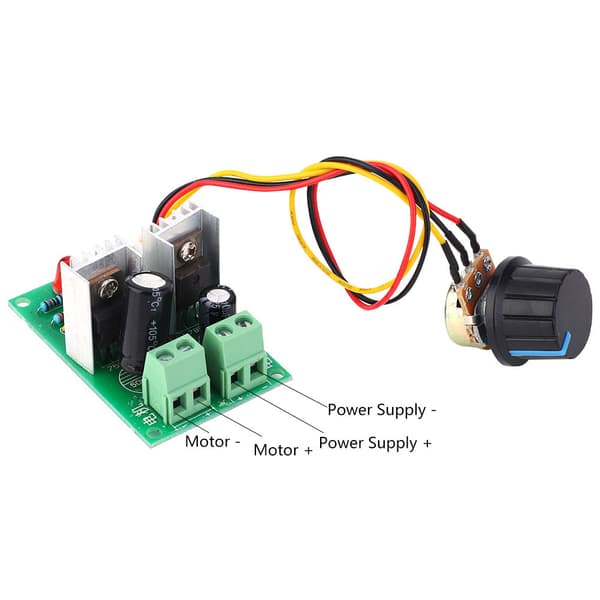 10A PWM DC Motor Hastighedsregulator Switch 12V 24V 36V