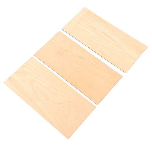 3PCS Gitarrhals Shim Set Lönnträ Gitarrpackningsplattor Elgitarr Reparationsverktyg
