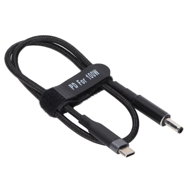100W PD Hurtiglading USB C til DC Plugg Laptop Strømledning 0.5m Stabil Slitesterk Hjemmekontor Kabel