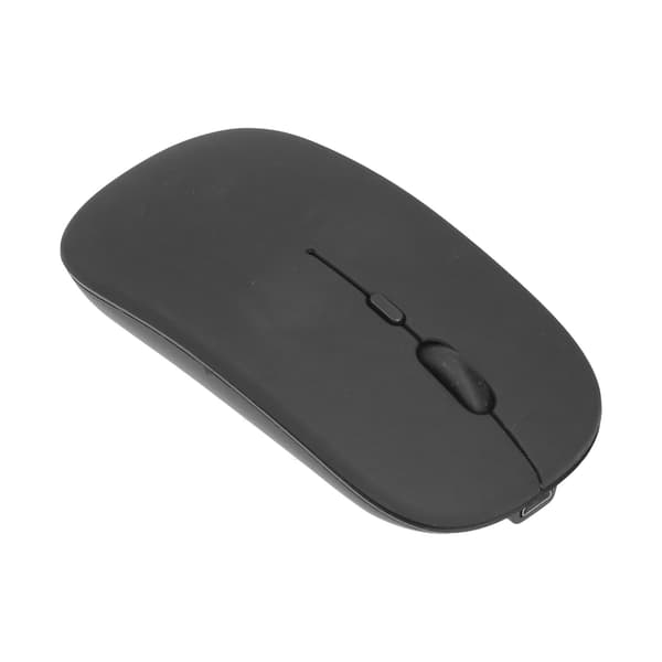 Genopladelig Trådløs Mus 2.4G Dual Mode Ergonomisk Lydløs Optisk Computertilbehør Sort
