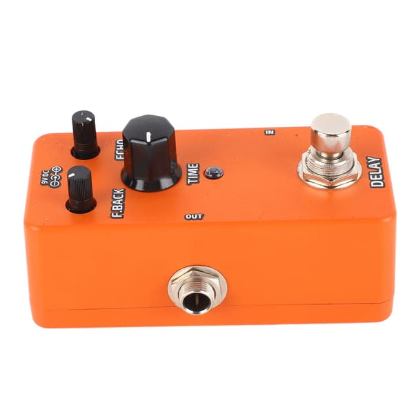 Elektrisk Guitar Effektpedal Enkelt Blok Mini Modulation Forstærker Simulation Pedal Orange Delay