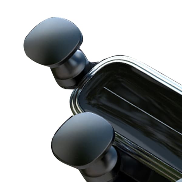 Oppgradert Auto Lock Gravity Biltelefonholder Håndfri Mini Vent Holder for 4,7 til 6,9 Tommers Telefoner Sølv