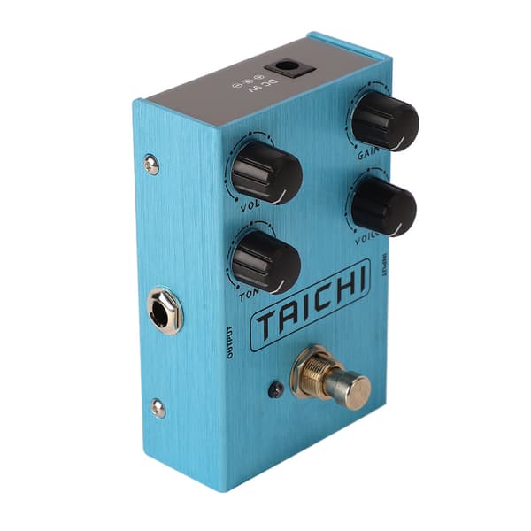 Elektrisk guitar effekt drive pedal effektor simulerer guitar distortion og overdrive effekter AN 38 Lyseblå
