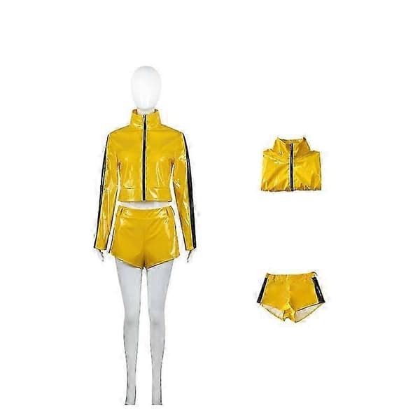 Kill Bill Cosplay Bruden Kostym Halloween Party Maskerad för Kvinnor M