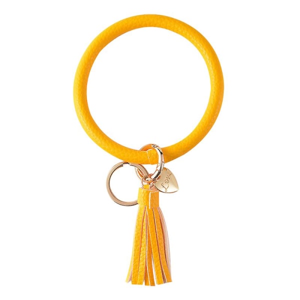 Creative Tassel Armbånd Nøglering Pu Læder Armbånd Form Nøglering Taske Vedhæng Til Kvinder Piger (pu Læder Nøglering - 21)