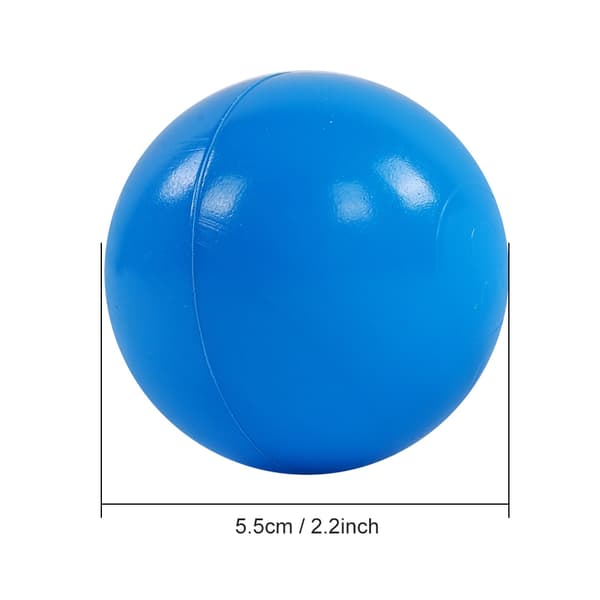 Moniväriset LDPE-pallot lapsille - 100 kpl, 5,5 cm