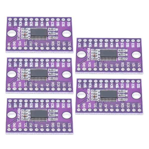 5 stk. TCA9548A I2C 1 til 8 Kanal Ekspansjonskort Modulsett for DIY