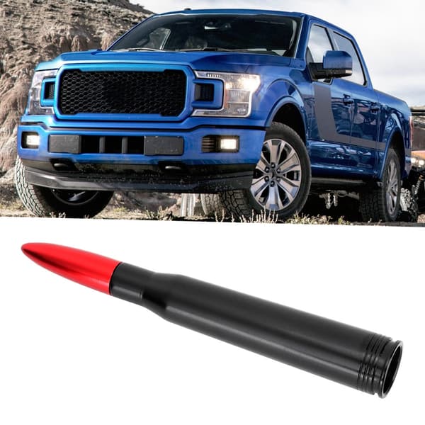 Køretøjs Ekstern Antenne 50. Cal Kugle Ammo Formet Antenne Kit Passer til Ford F150