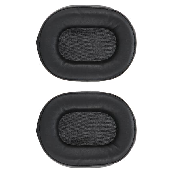 Erstatnings øreputer for Audio Technica ATH MSR7 M50X M20 M40 M40X hodetelefoner, svart
