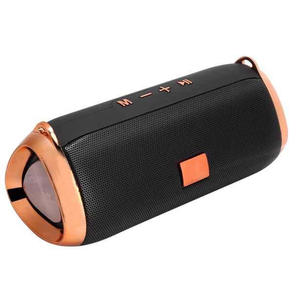 ET801 Udendørs Bluetooth Højttaler Stereo Subwoofer Bærbar til Computer Telefon Plug-In Kort Sort