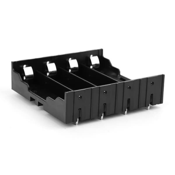 5 st 18650 Batterilåda Hållare Förvaringsfodral med Hård Stift för 4 Batterier Kraftsystem