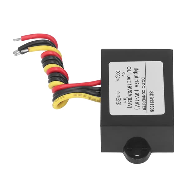 Boost Converter DC 12V til DC 19V Vanntett Step Up Adapter Tilbehør for Strømforsyning
