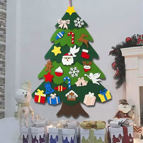 Felt Christmas Tree - DIY Set for Kids, Christmas Tree Decoration